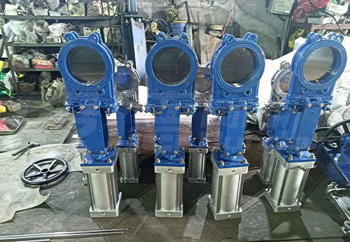 四川某公司采購(gòu)般德氣動(dòng)刀閘閥